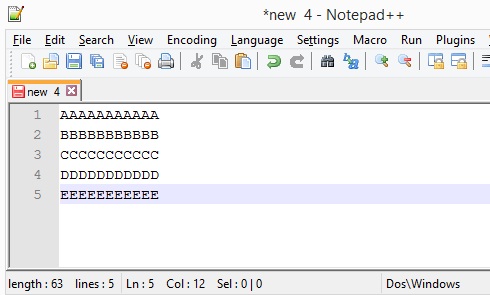 Insert text at the beginning and end of each line notepad++